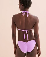 Haut de bikini triangle Violet