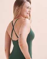 Maillot une-pièce à bretelles tressées Misty Tropics