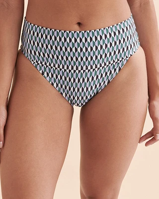 Bas de bikini taille haute Boardwalk Geo
