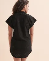 Chemise manches courtes Boho Eyelet Santorini