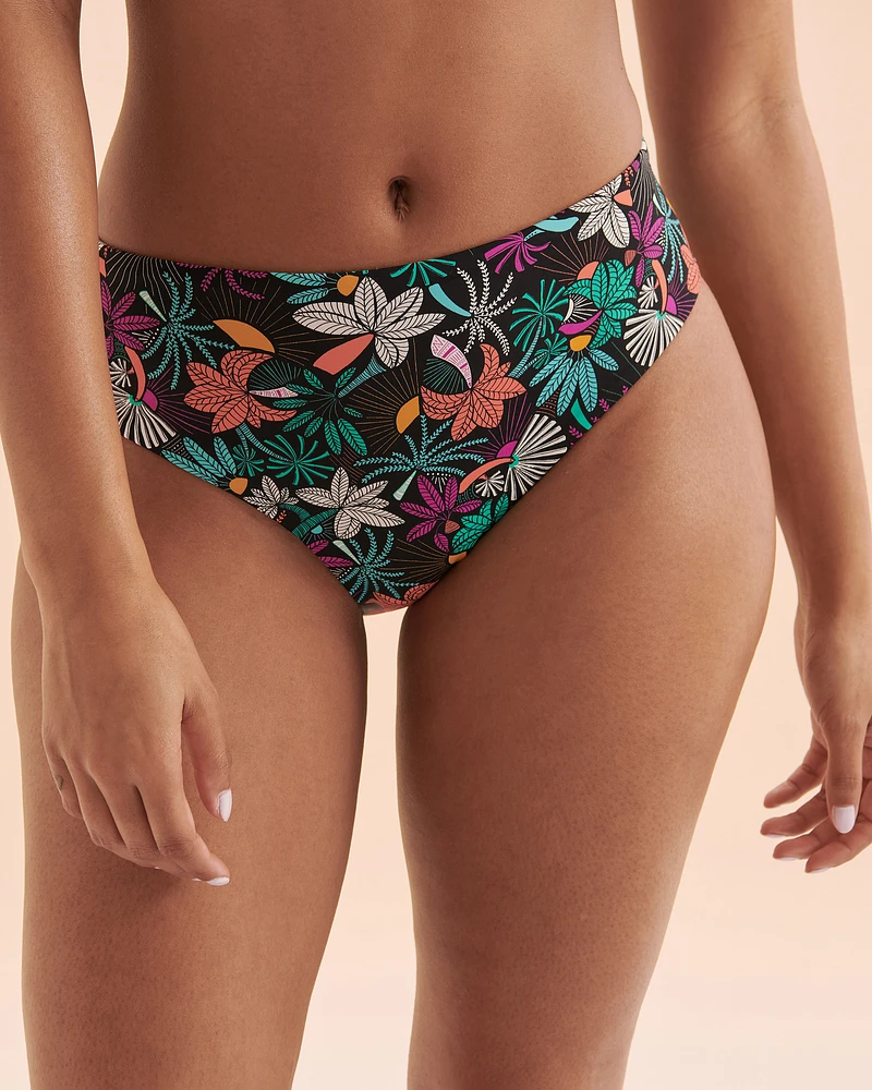 Sand & Sea High Waist Cheeky Bikini Bottom