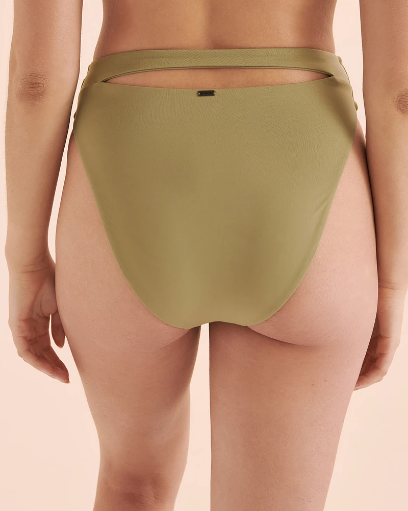 Saltwater Solids Matira High Waist Bikini Bottom