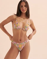 All About Sol High Leg Cheeky Bikini Bottom