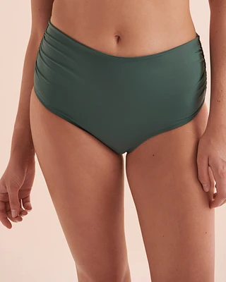 Bas de bikini plissé convertible