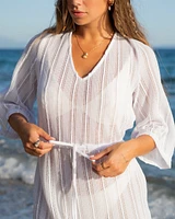 Long Sleeve Crochet Tunic