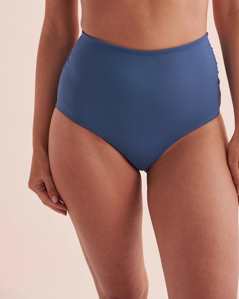 Bas de bikini plissé convertible