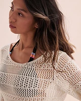 Long Sleeve Crochet Tunic