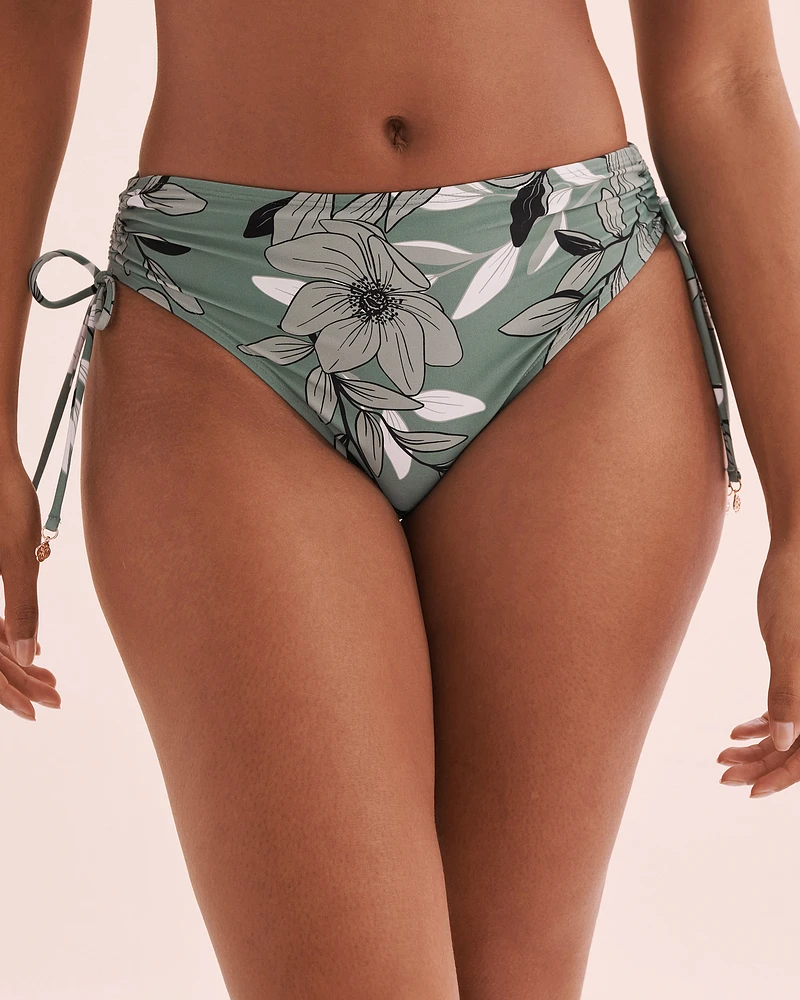 Bas de bikini noué aux hanches Botanical Dream