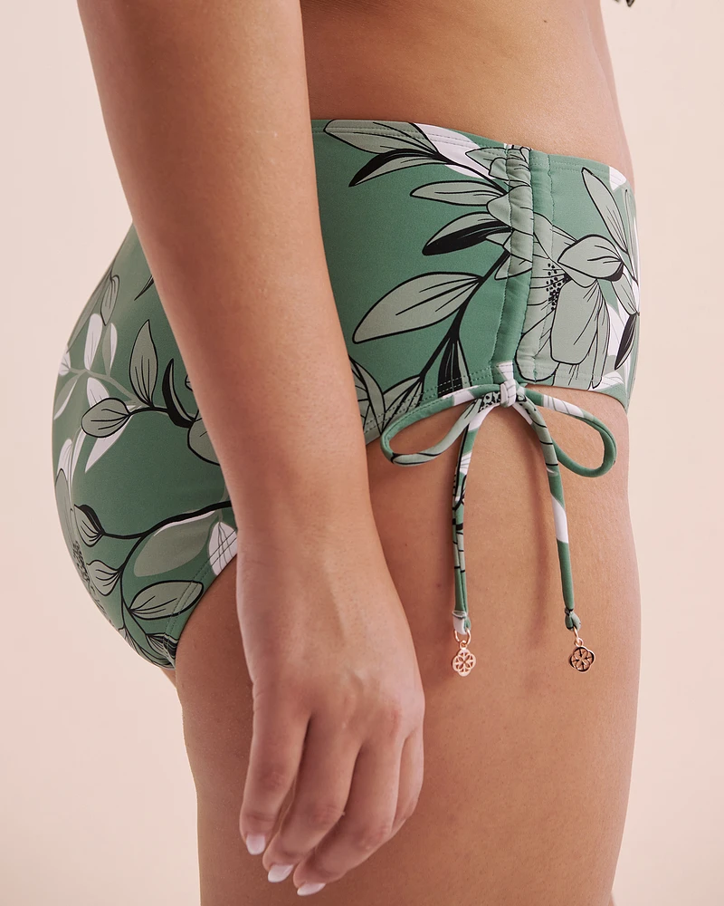 Bas de bikini noué aux hanches Botanical Dream