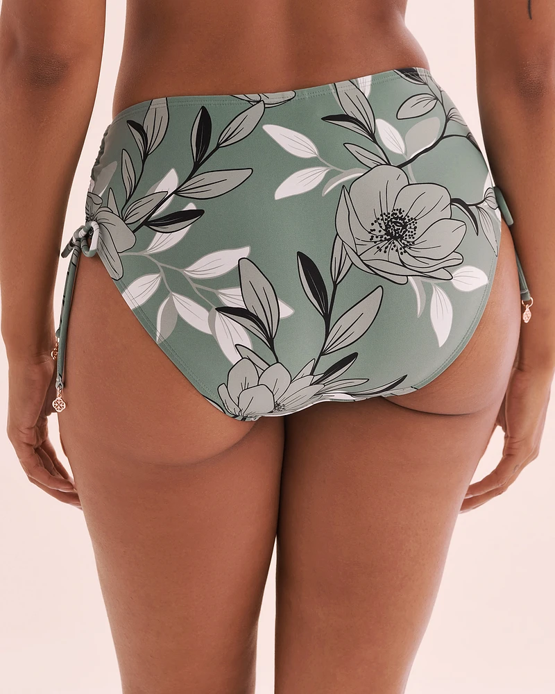 Bas de bikini noué aux hanches Botanical Dream