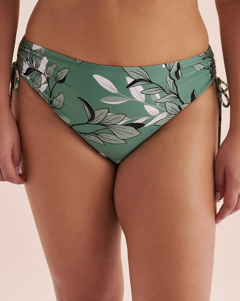 Bas de bikini noué aux hanches Botanical Dream