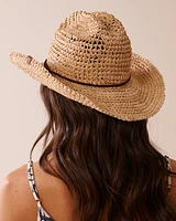 Crushable Straw Cowgirl Hat