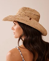 Crushable Straw Cowgirl Hat