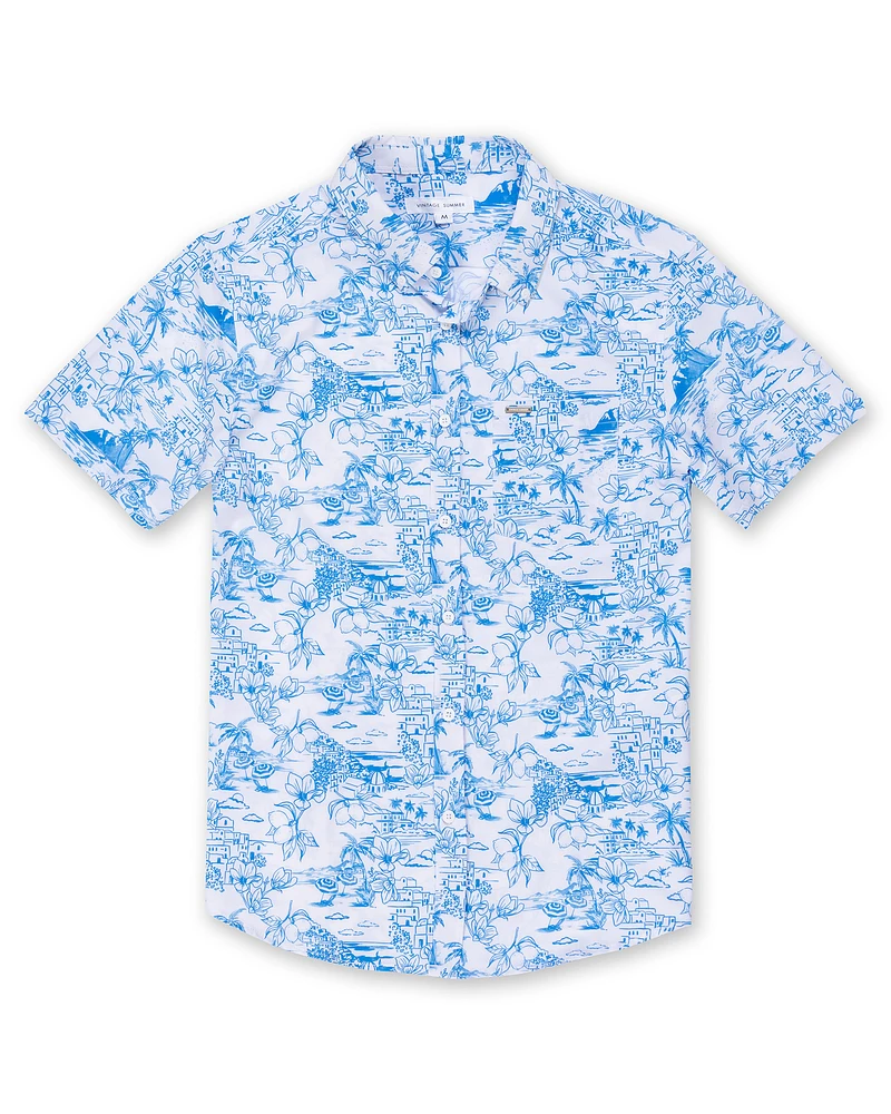 Chemise boutonnée extensible
