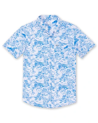 Chemise boutonnée extensible