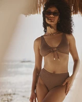 Earthly Boho Crochet Bralette Bikini Top
