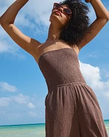 Textured Tube Jumpsuit