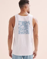 Flower surf tank top