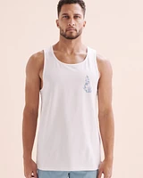 Flower surf tank top