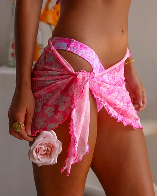 Island Blush Mesh Sarong