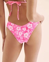 Island Blush V-Cheeky Bikini Bottom