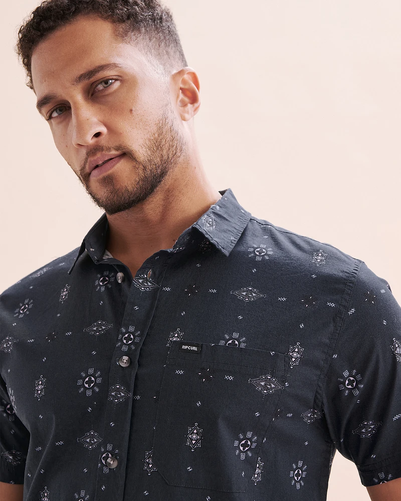 Diamond Micro Short Sleeves Shirt