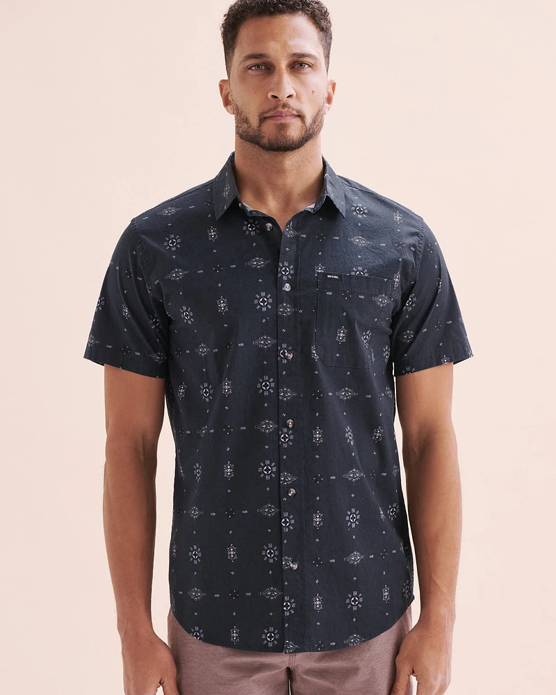 Diamond Micro Short Sleeves Shirt