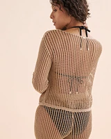 Crochet Long Sleeve Top