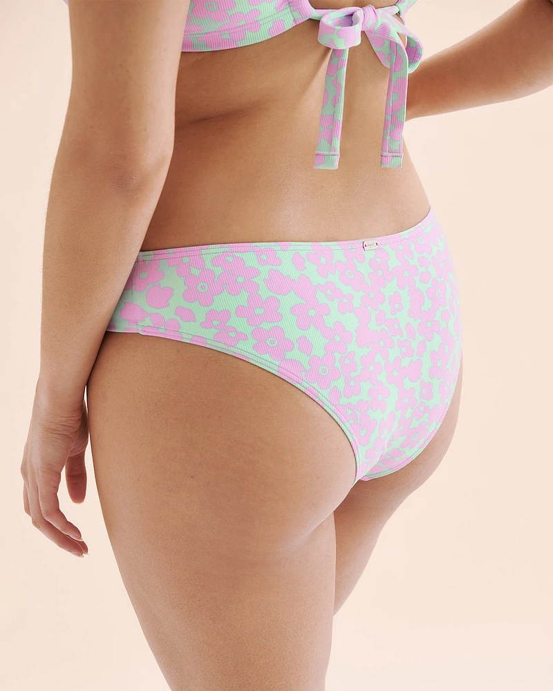 Maui Ribbed Cheeky Bikini Bottom