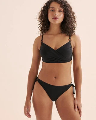 Mesh Plunge Push Up Bikini Top