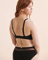 Mesh D Cup Bandeau Bikini Top