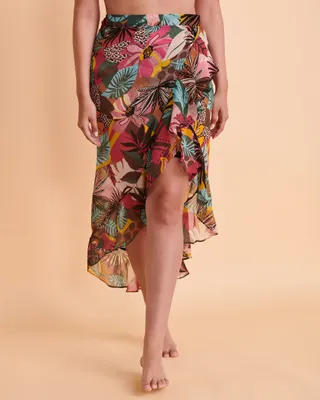 RUN WILD Ruffle Pareo
