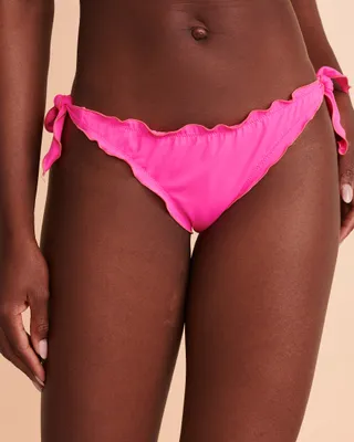 Bas de bikini plissé cheeky