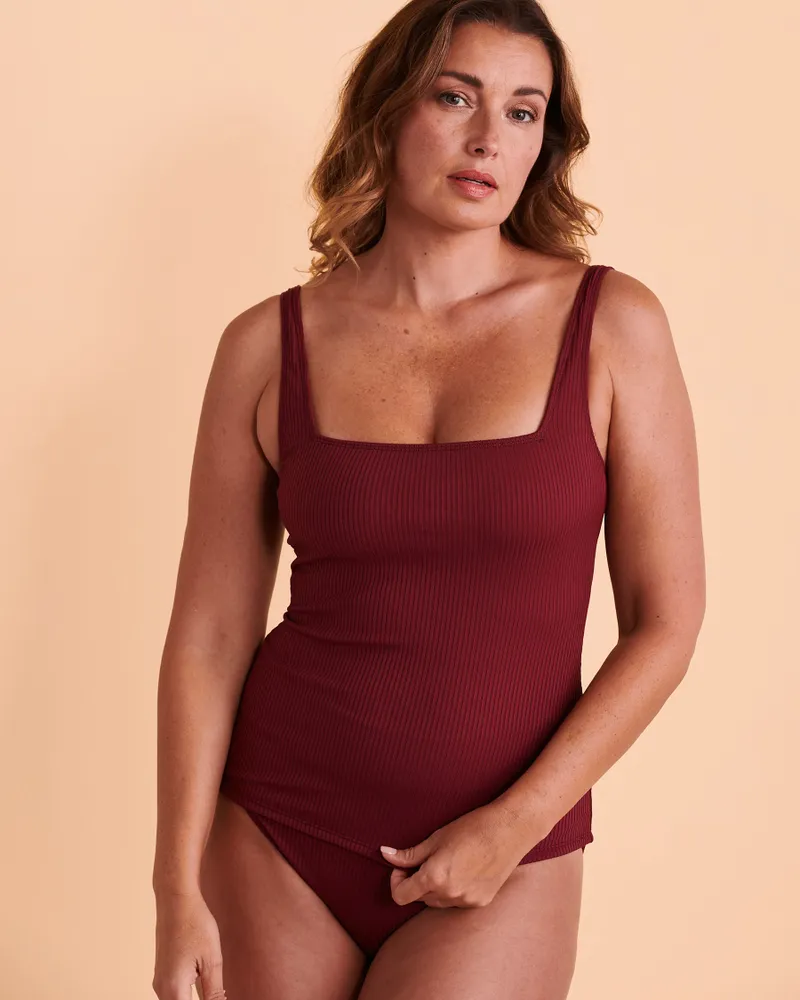 Haut tankini encolure carrée WALK THE LINE