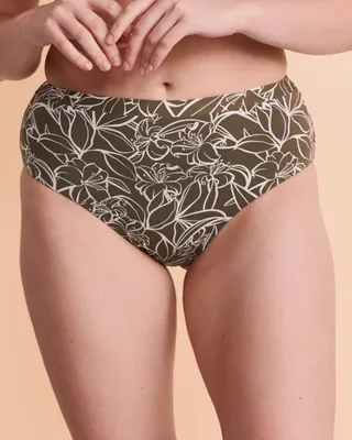 Bas de bikini taille haute EVERGREEN