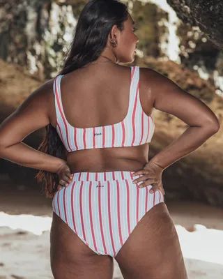 Bas de bikini taille haute Genevieve PALM SPRING