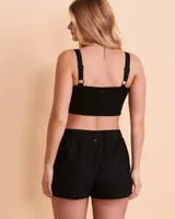 Cami courte à boutons