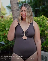 Luxurious Night One-piece Swimsuit