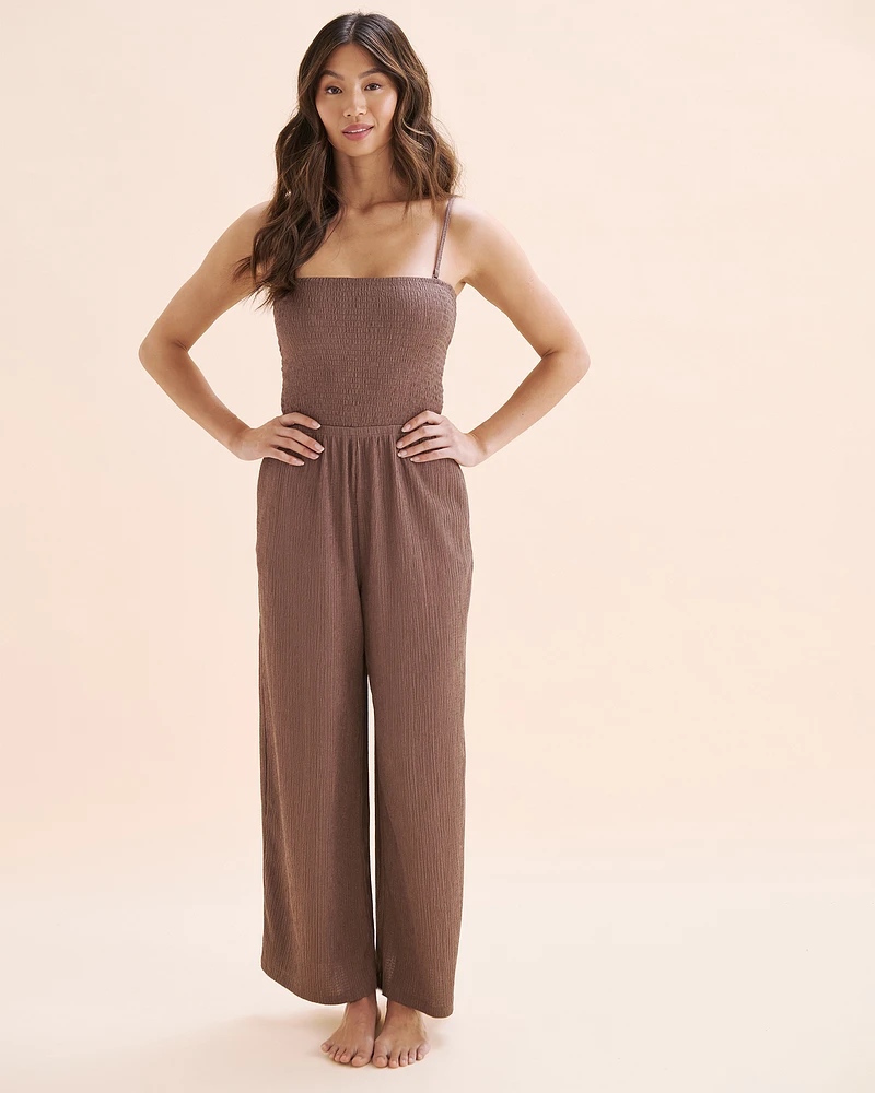 Textured Tube Jumpsuit