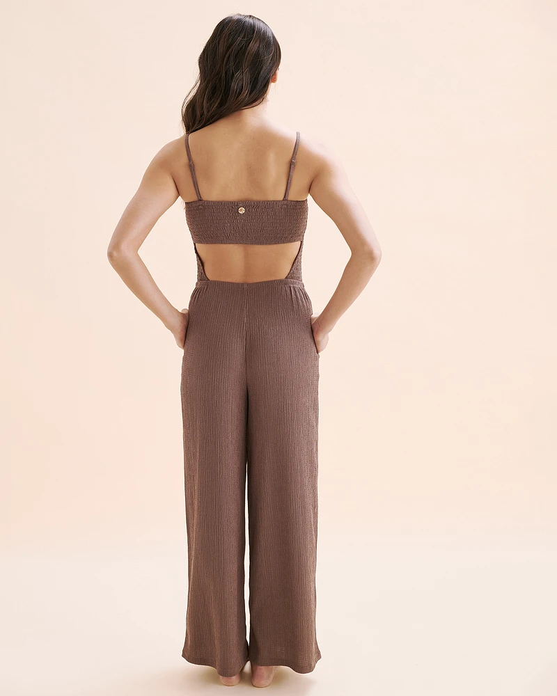 Textured Tube Jumpsuit