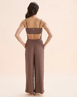 Textured Tube Jumpsuit