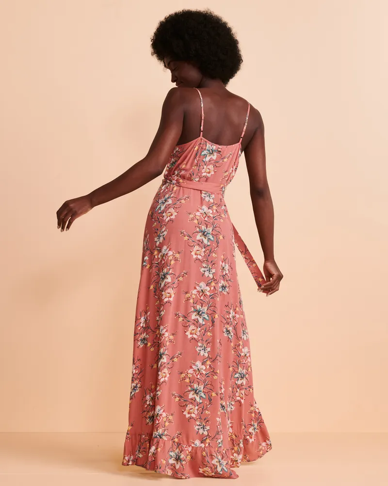 VIOLA Ruffle Maxi Dress