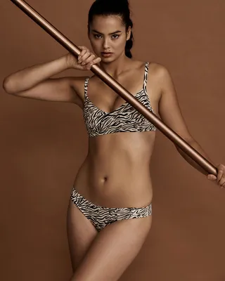 Haut de bikini bralette ZEBRA