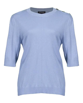 Repeat Three Button Pullover
