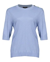 Repeat Three Button Pullover