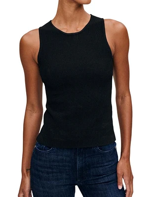 DL1961 Racer Tank Top Black
