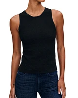 DL1961 Racer Tank Top Black