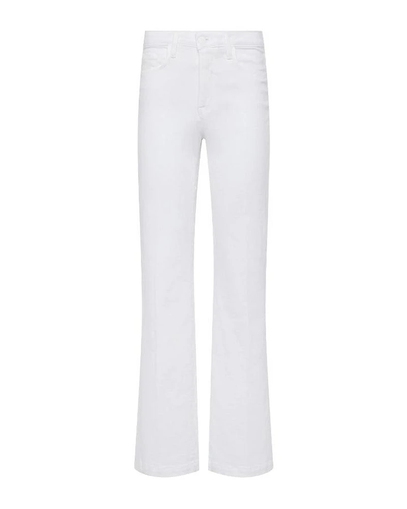 L'Agence Scottie Wide Leg Jeans White
