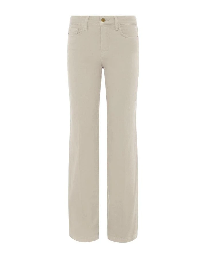 L'Agence Scottie Wide Leg Jeans Biscuit