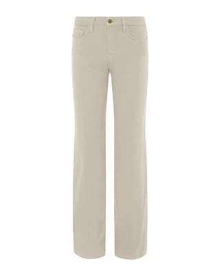 L'Agence Scottie Wide Leg Jeans Biscuit